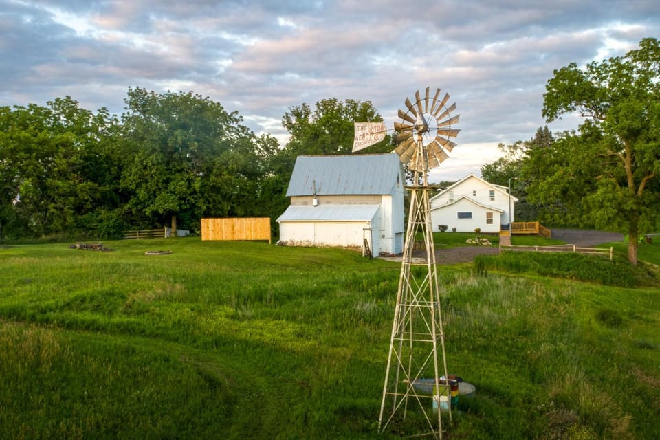 Fire Pit & Amazing Views! 15-Acre Colfax Farmhouse House in Iowa