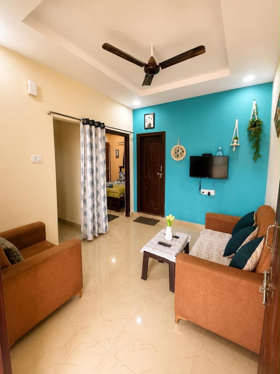 Cozy Penthouse1BHK, Aesthetic Stay Apartment in Hyderabad