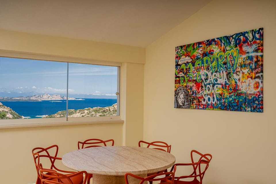 New House Design with Sea View 5 min Porto Cervo Apartment in Sardinia