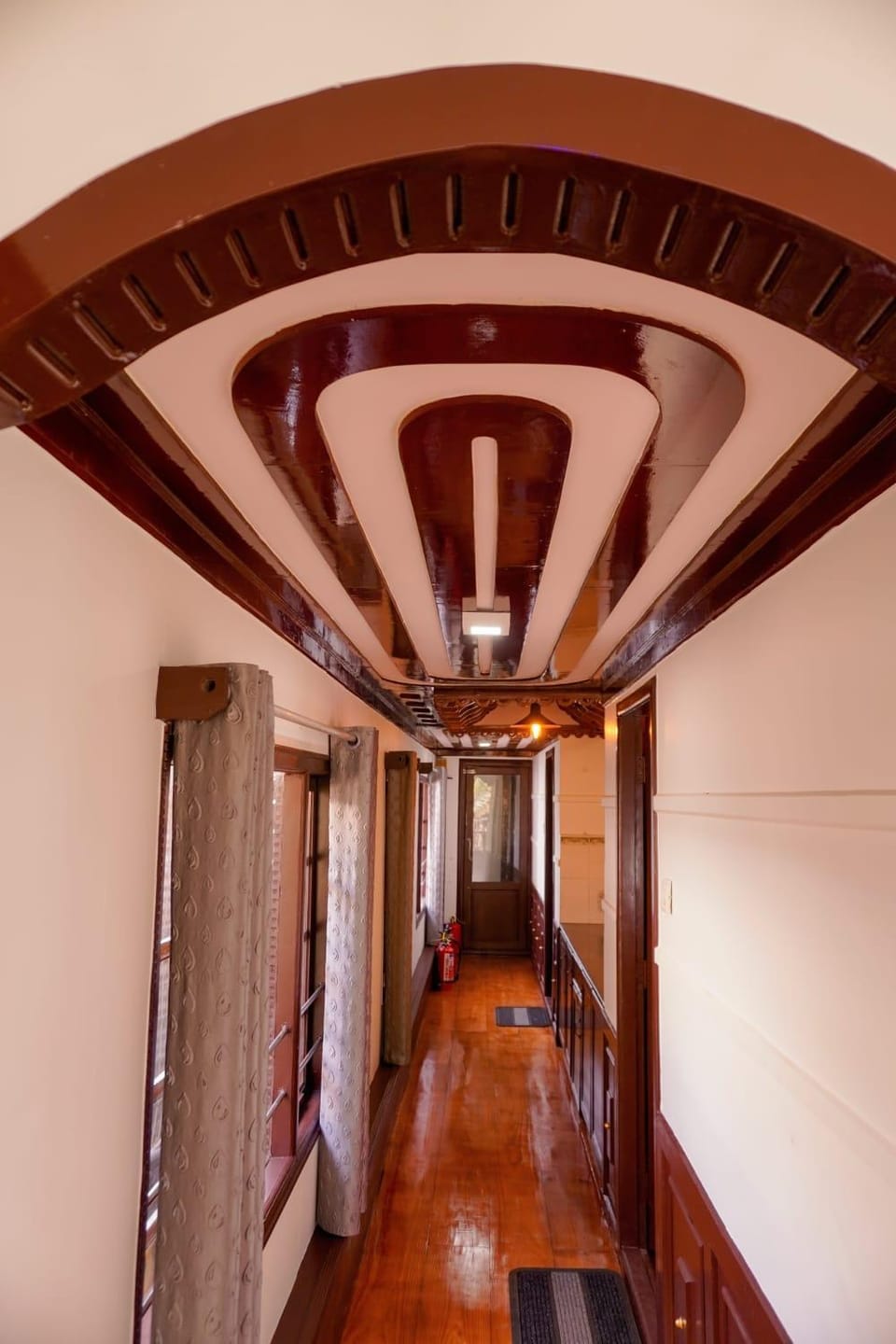 NIVEDYAM Luxury 2BHK Houseboat Alleppey Docked boat in Alappuzha
