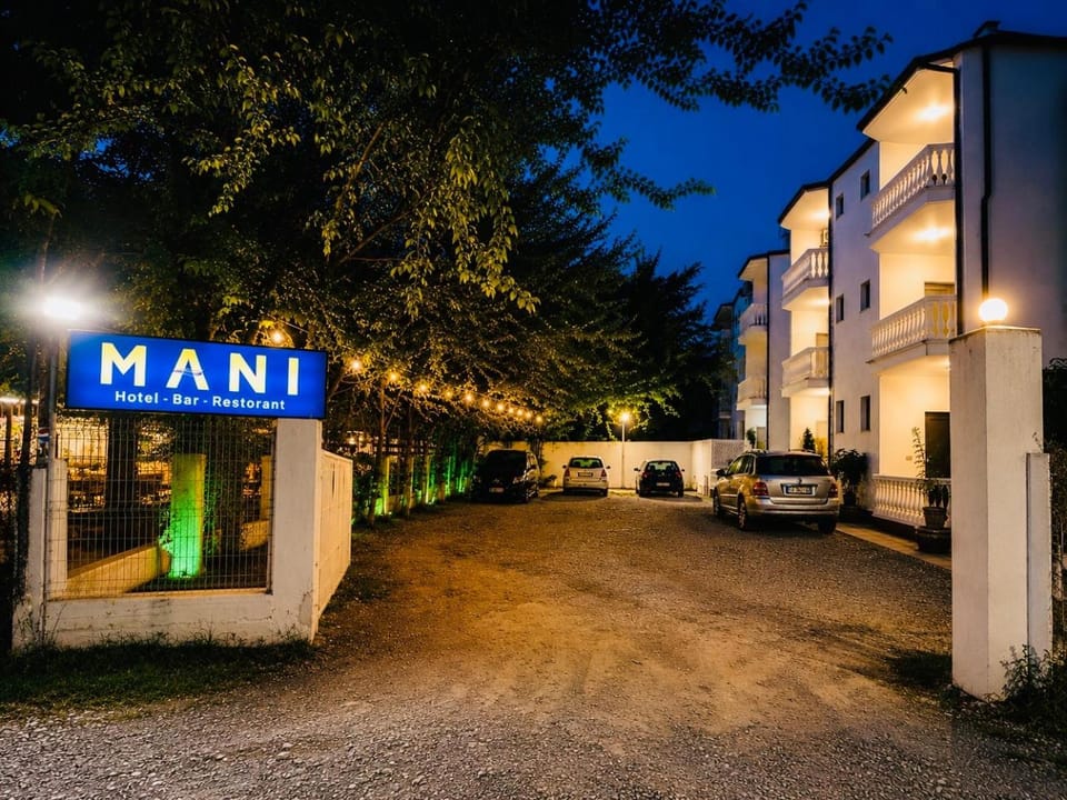 Property building, Night, Parking