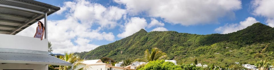 Property building, Nearby landmark, Spring, Day, Natural landscape, View (from property/room), Mountain view