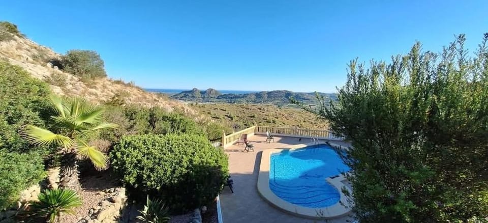Natural landscape, Mountain view, Pool view, Swimming pool