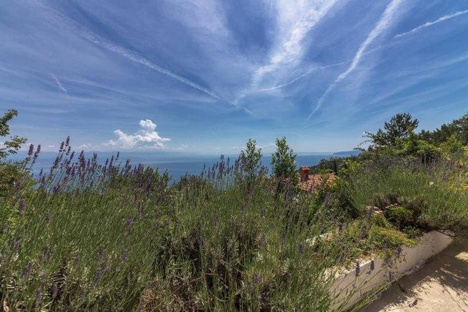 Apartment with heated pool Jacuzzi sea view Apartment in Primorje-Gorski Kotar County