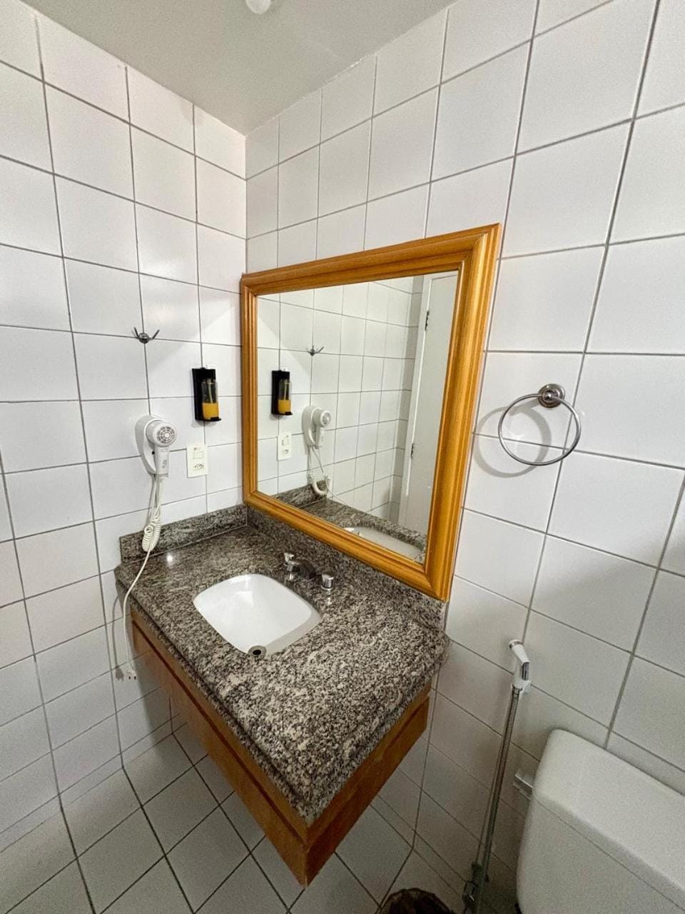 Bathroom, hair dryier
