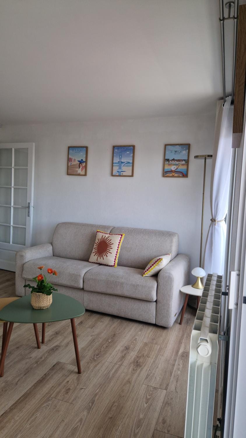 Le Touquet, Studio cosy en résidence front de mer - vue sur les toits de la ville Apartment in Le Touquet