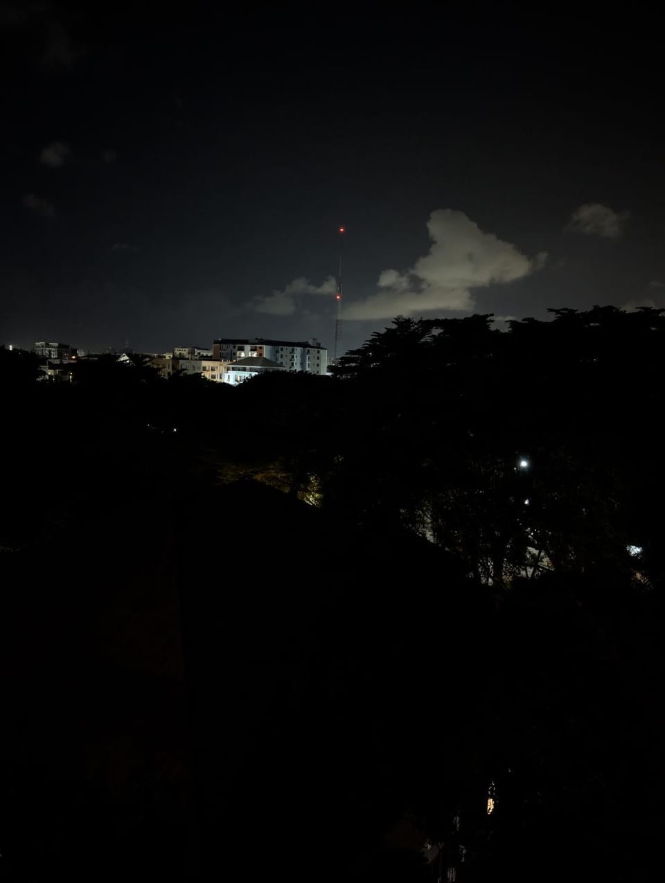 Night, Natural landscape, Bird's eye view, City view