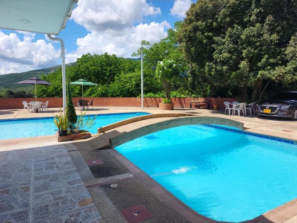 Natural landscape, Mountain view, Pool view, Swimming pool
