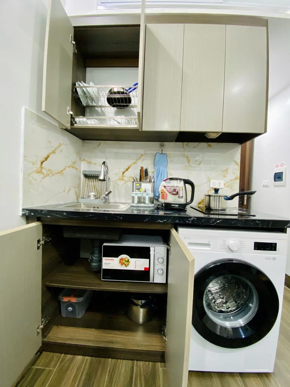 03 GX-Căn hộ Studio, thoáng mát, tiện nghi, yên tĩnh , tự Check In Apartment in Hanoi