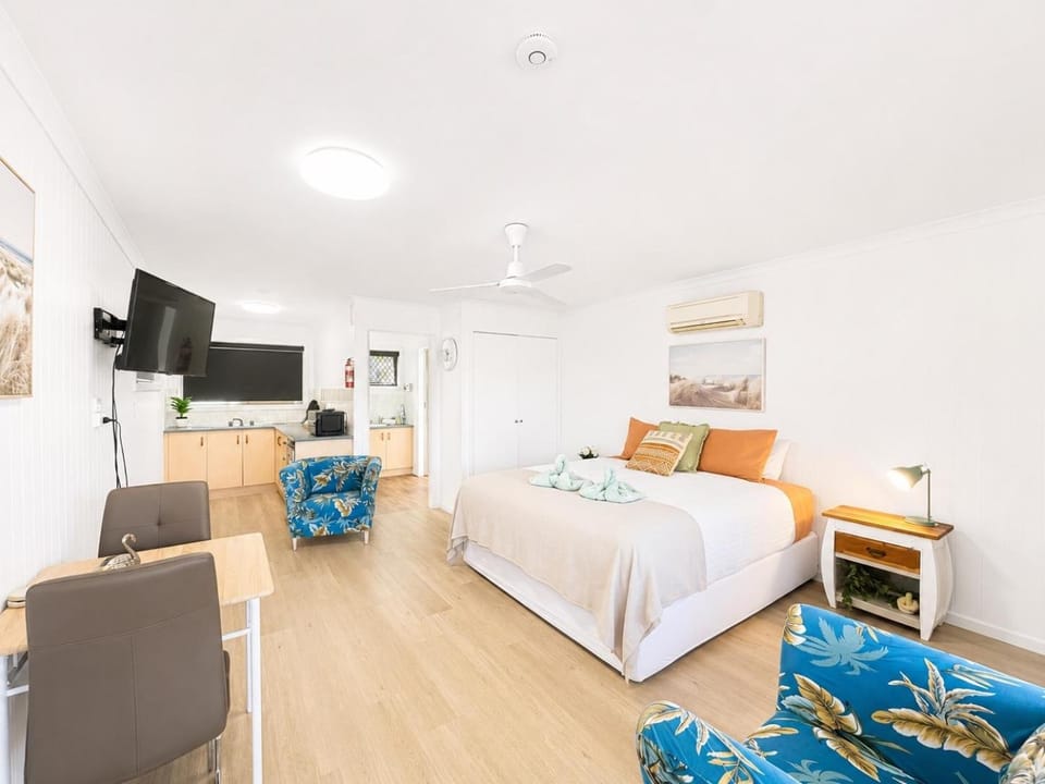 Bed, TV and multimedia, Photo of the whole room, Seating area, Evening entertainment, air conditioner