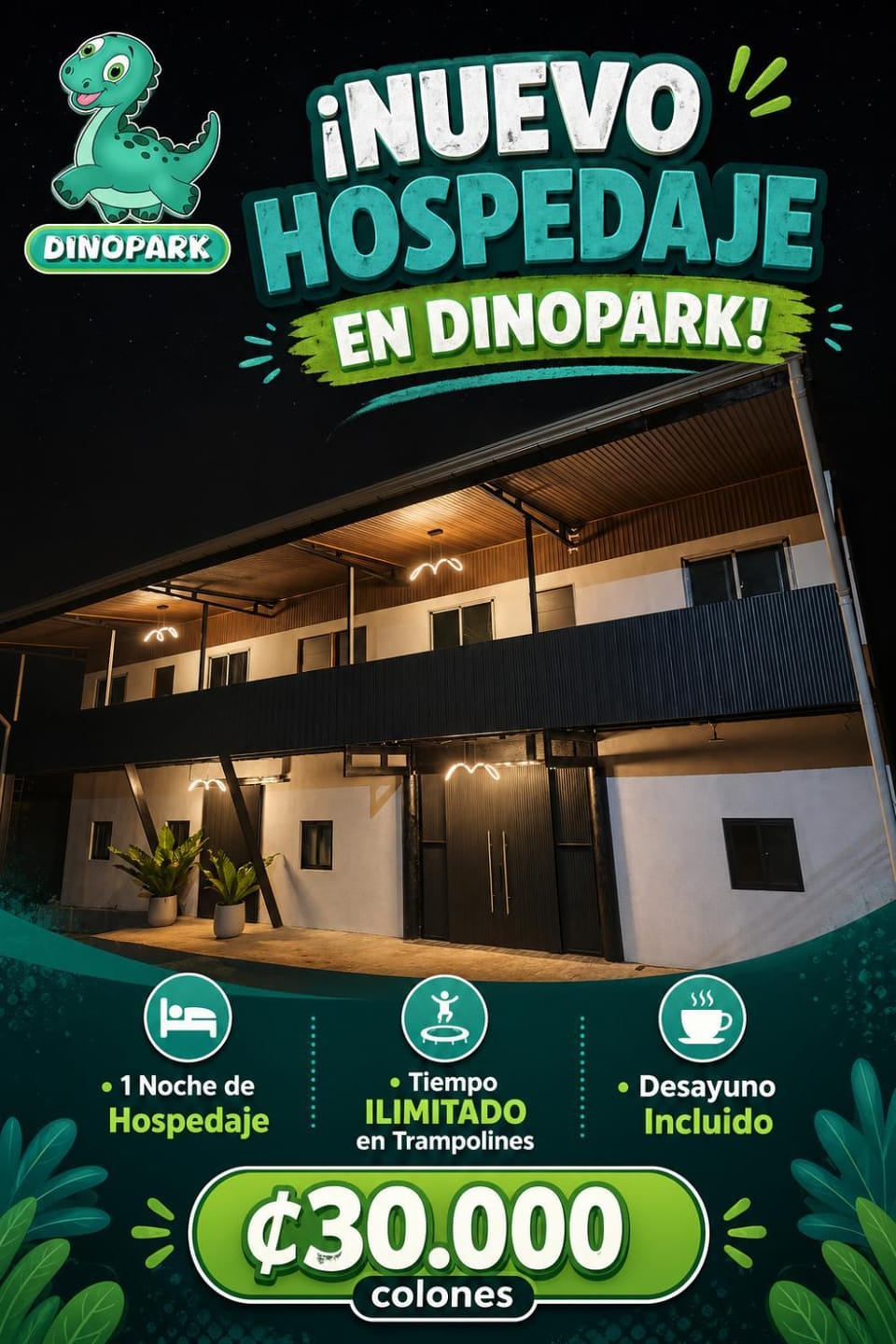 Hotel Dinopark Hotel in Cartago Province, Costa Rica