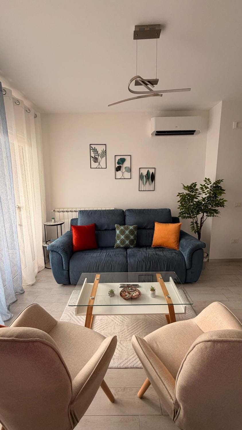 Living room, air conditioner