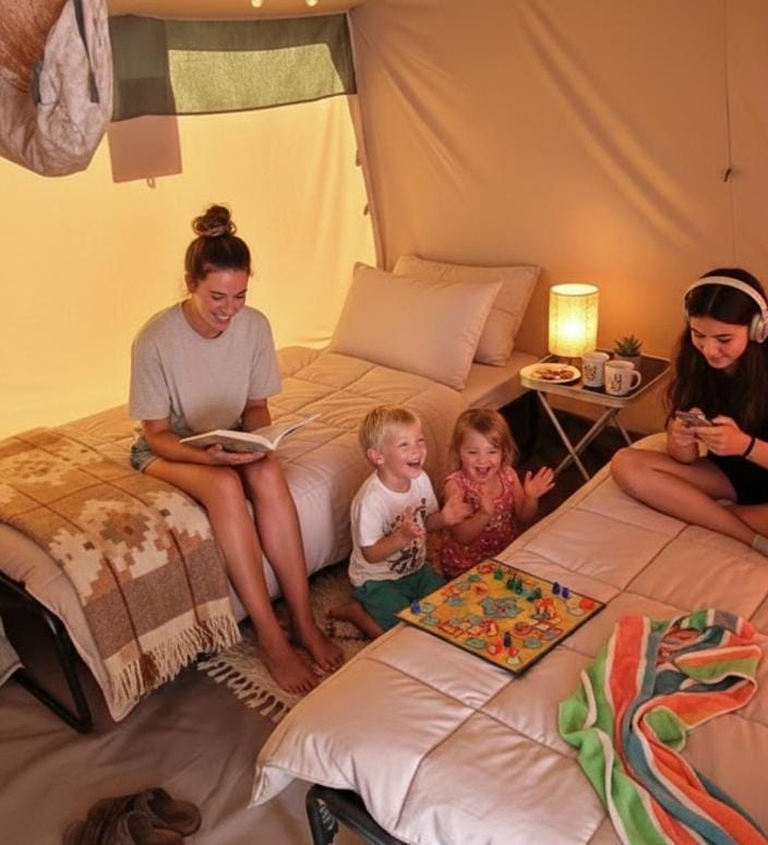 glamping bravatents Campground/ 
RV Resort in Blanes