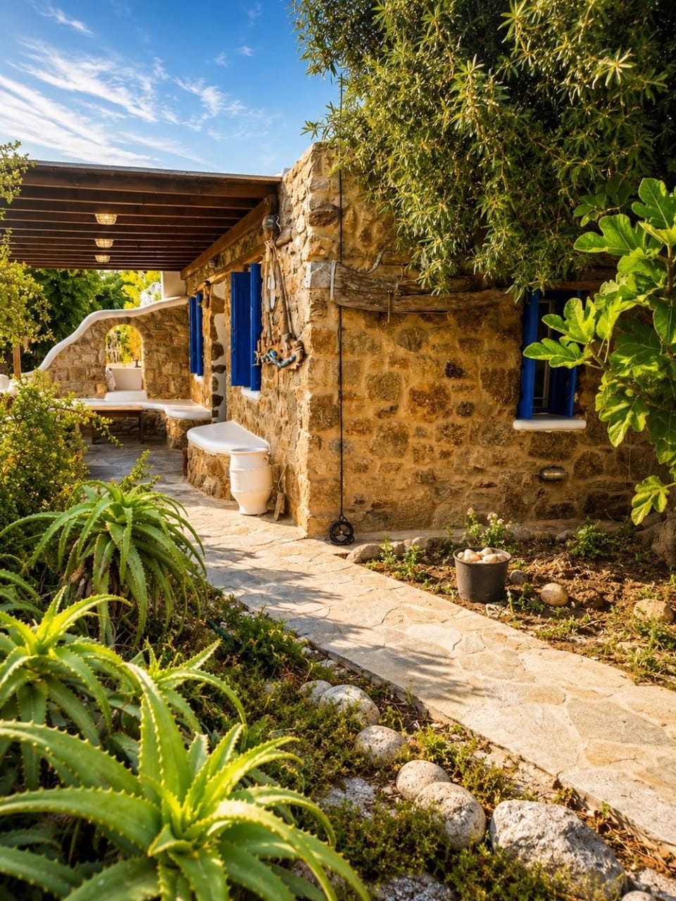 Property building, Day, Garden, Garden view