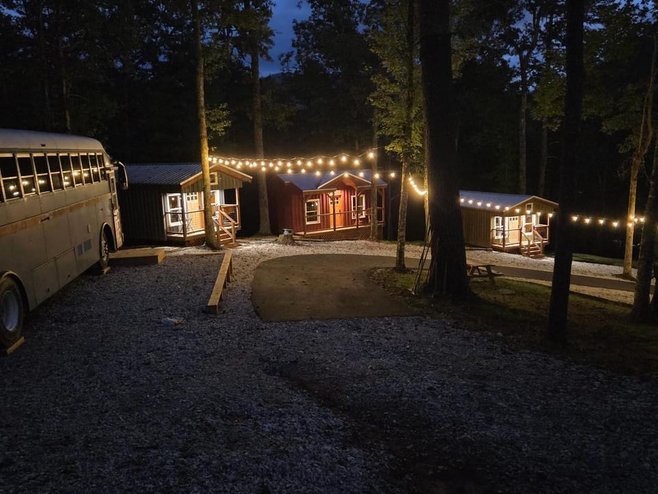 Lazy T Cabins - The Skoolie Cabin in Stecoah