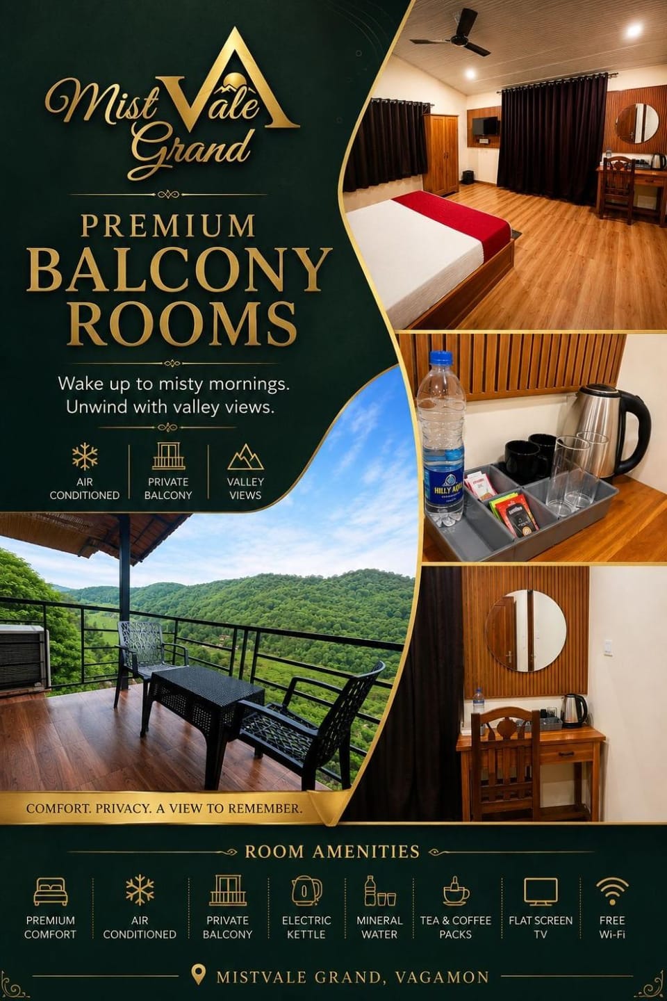 MistVale Grand Resort in Kerala