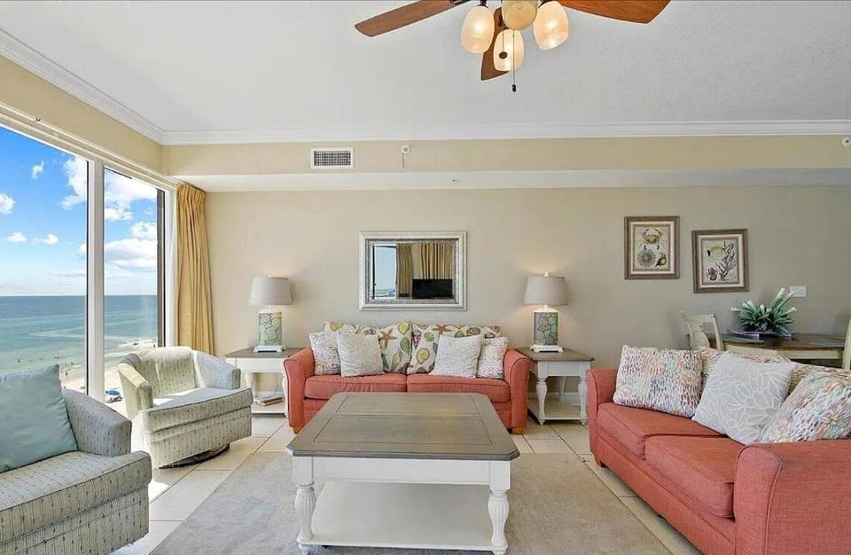 Modern 3BR Beachfront Condo with Wraparound Views Apartment in Panama City Beach
