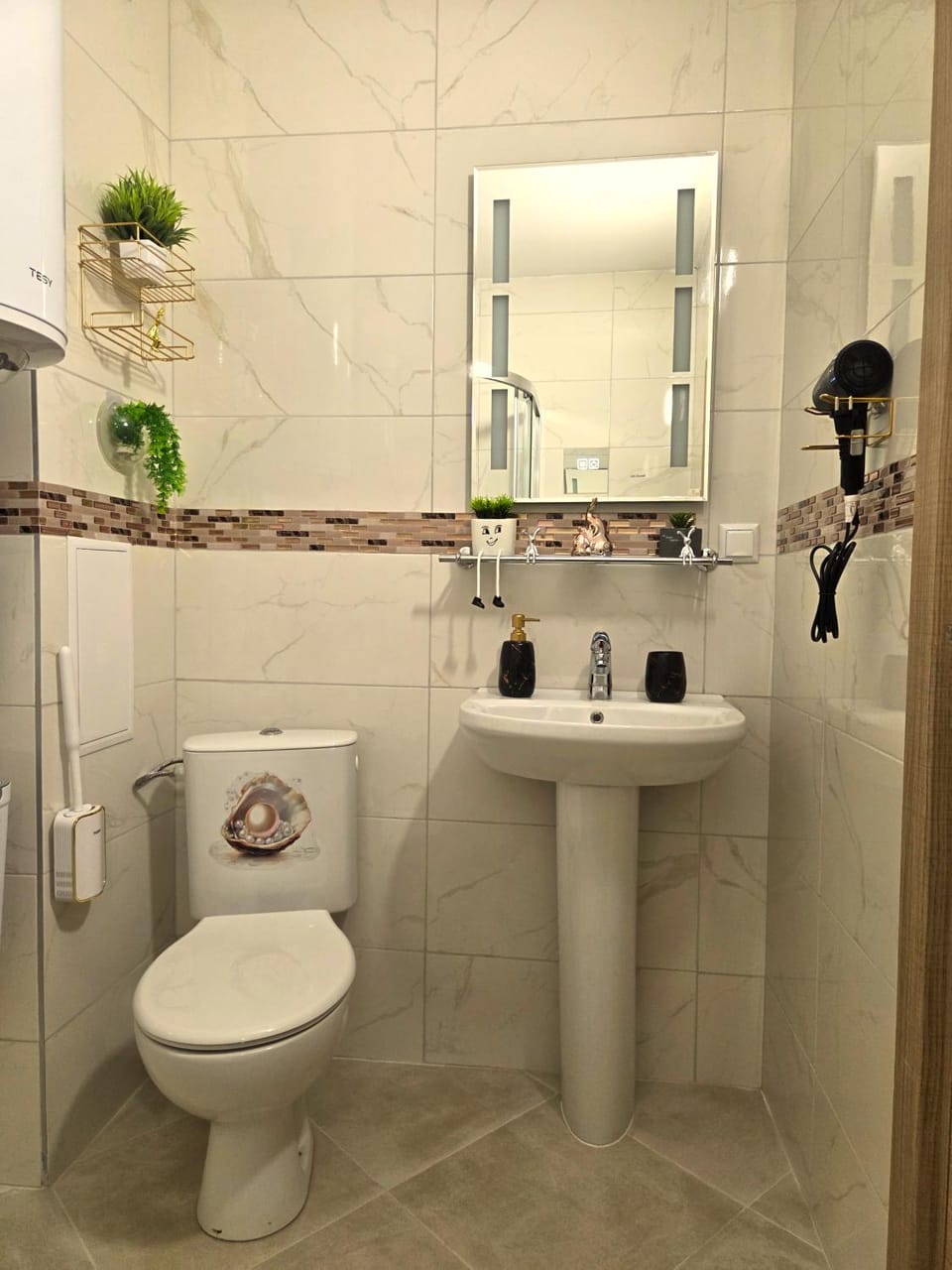 Toilet, Bathroom, hair dryier