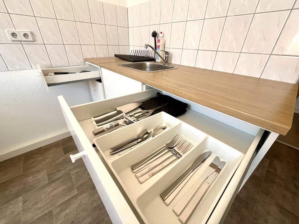 Kitchen or kitchenette, kitchen