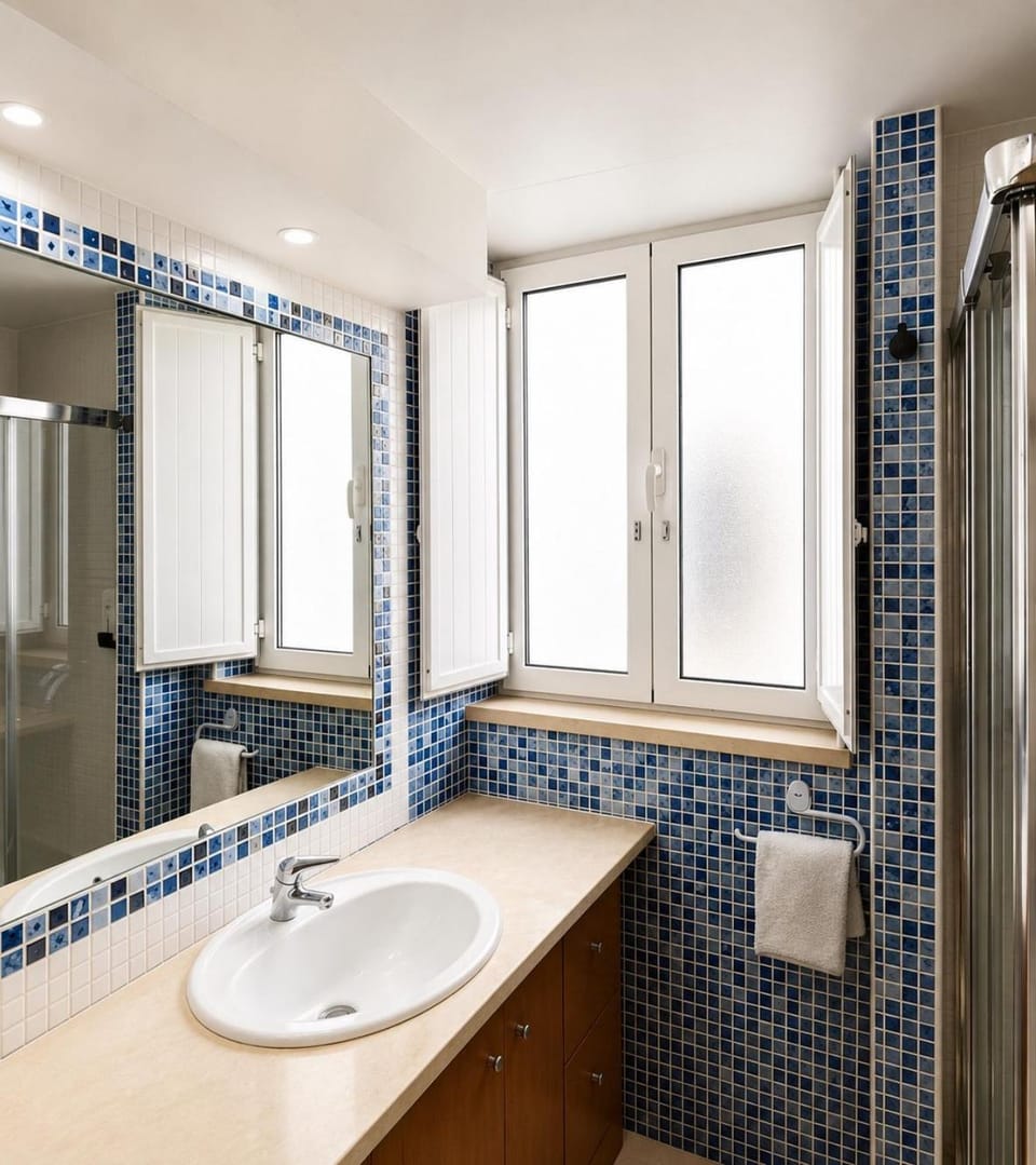 Shower, Bathroom, towels