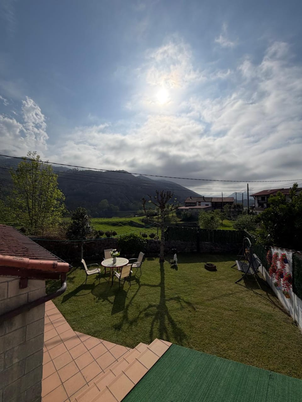 Natural landscape, Garden, Mountain view