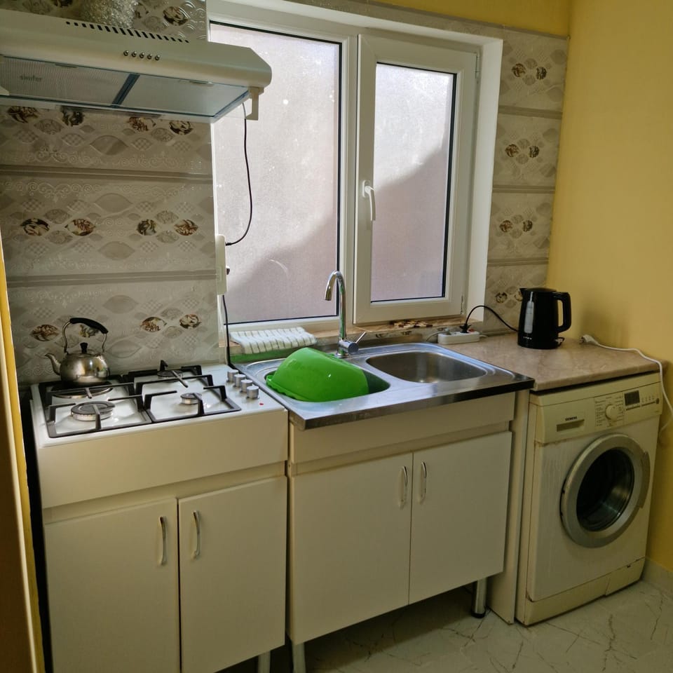 Coffee/tea facilities, Kitchen or kitchenette, pet friendly, stove, washing machine