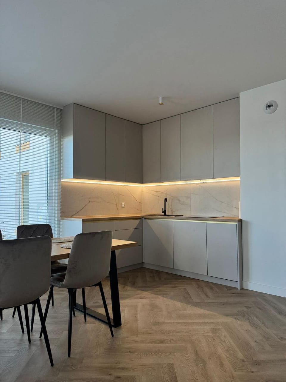 Kitchen or kitchenette, Dining area
