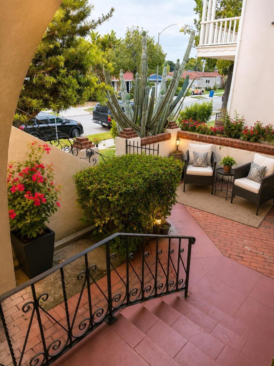 Patio, Facade/entrance, Seating area