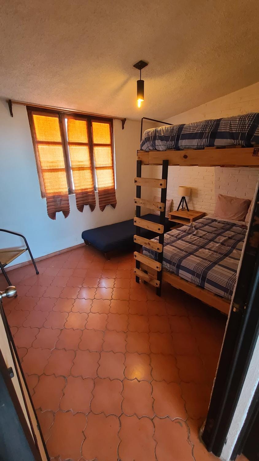 Bed, bunk bed