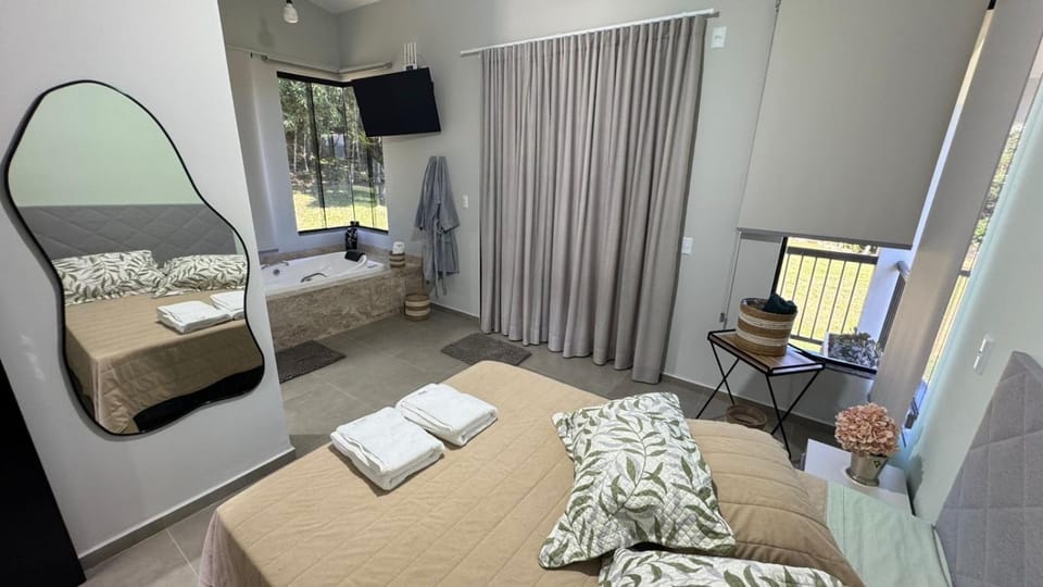 Cabana com hidromassagem em Reserva Natural House in State of Santa Catarina