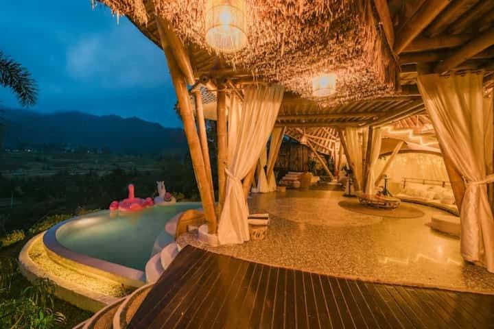 Bamboo amazing villa sidemen Villa in Sidemen