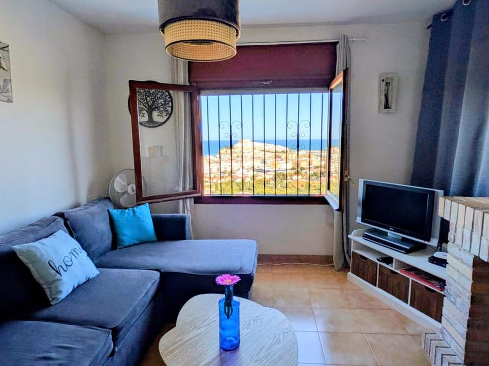 Villa avec piscine privée vue sur le chateau de Peñiscola Villa in Peniscola