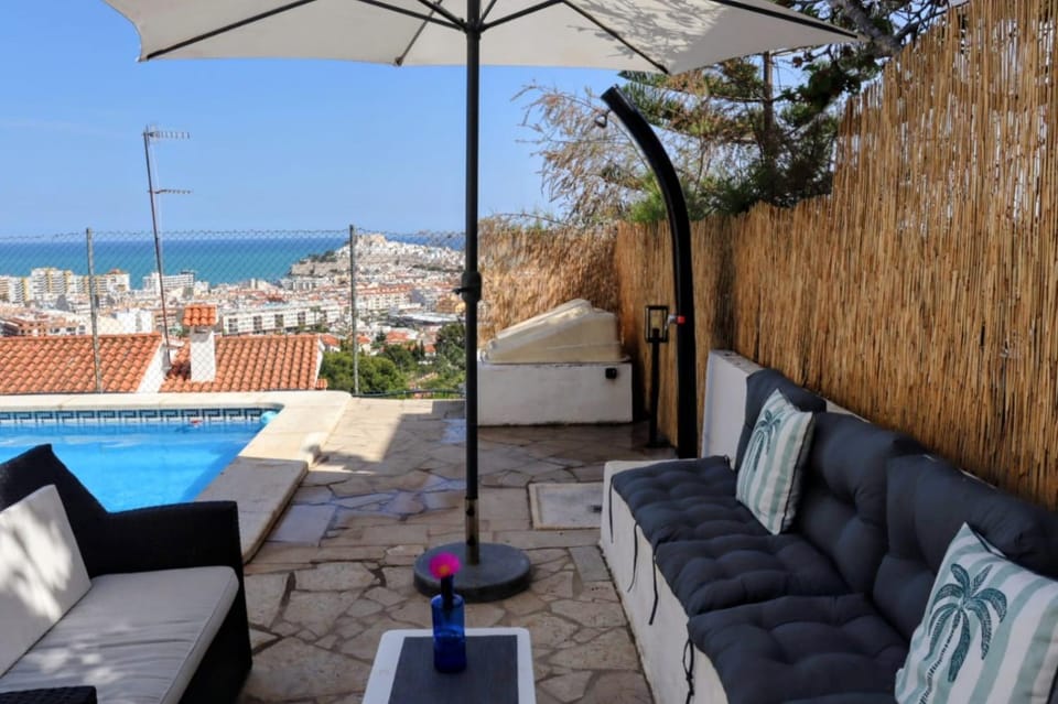 Villa avec piscine privée vue sur le chateau de Peñiscola Villa in Peniscola