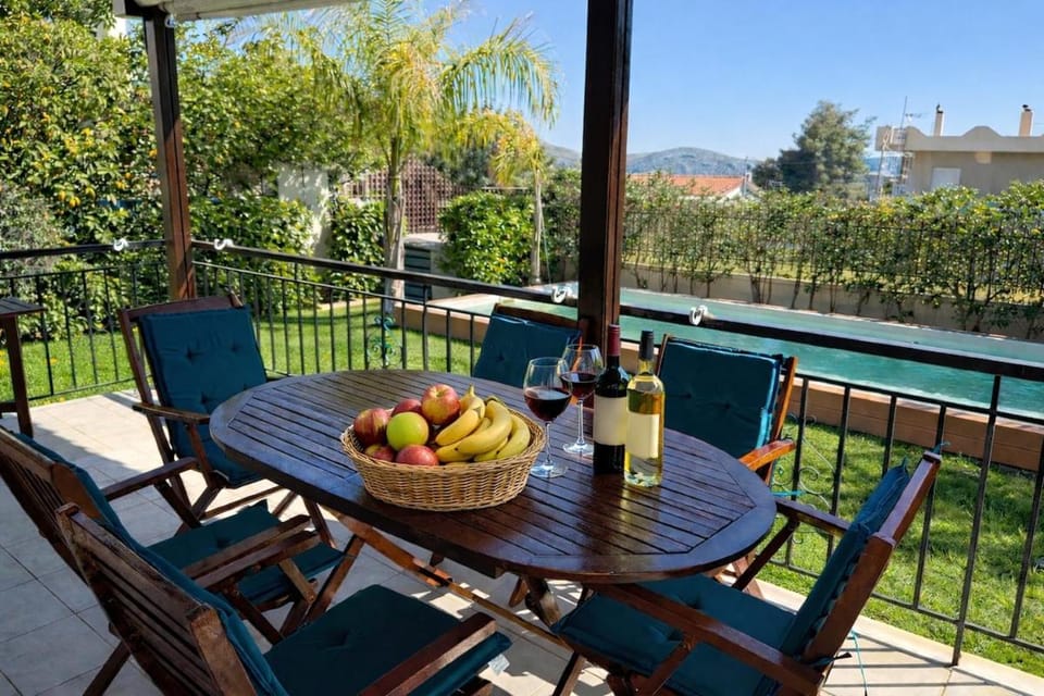 Villa Paionia Heated Pool Sea View Private Resort Villa in East Attica Regional Unit, Greece