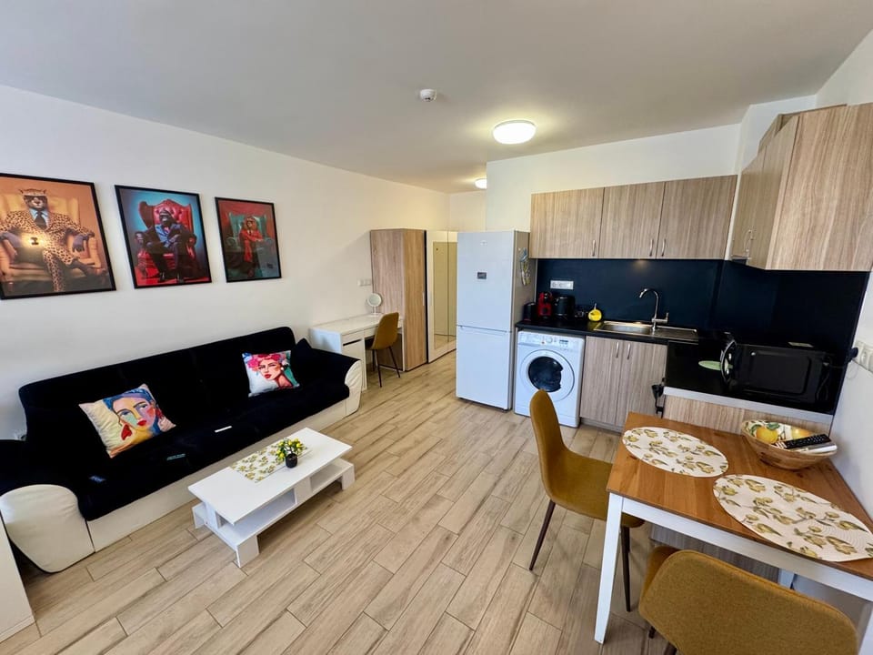 Kitchen or kitchenette, Photo of the whole room, wardrobe, washing machine