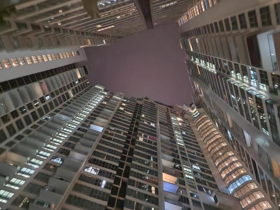 Property building, Night, City view