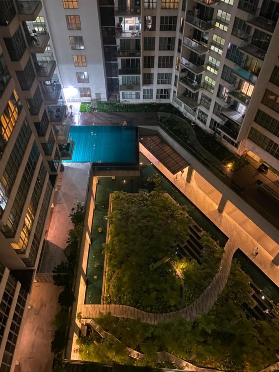 Night, View (from property/room), View (from property/room), Swimming pool