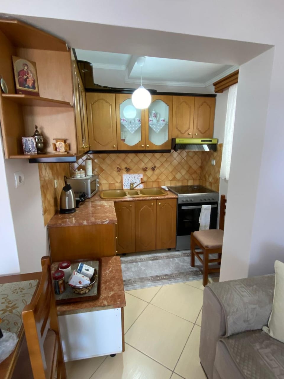 Kitchen or kitchenette, kitchen