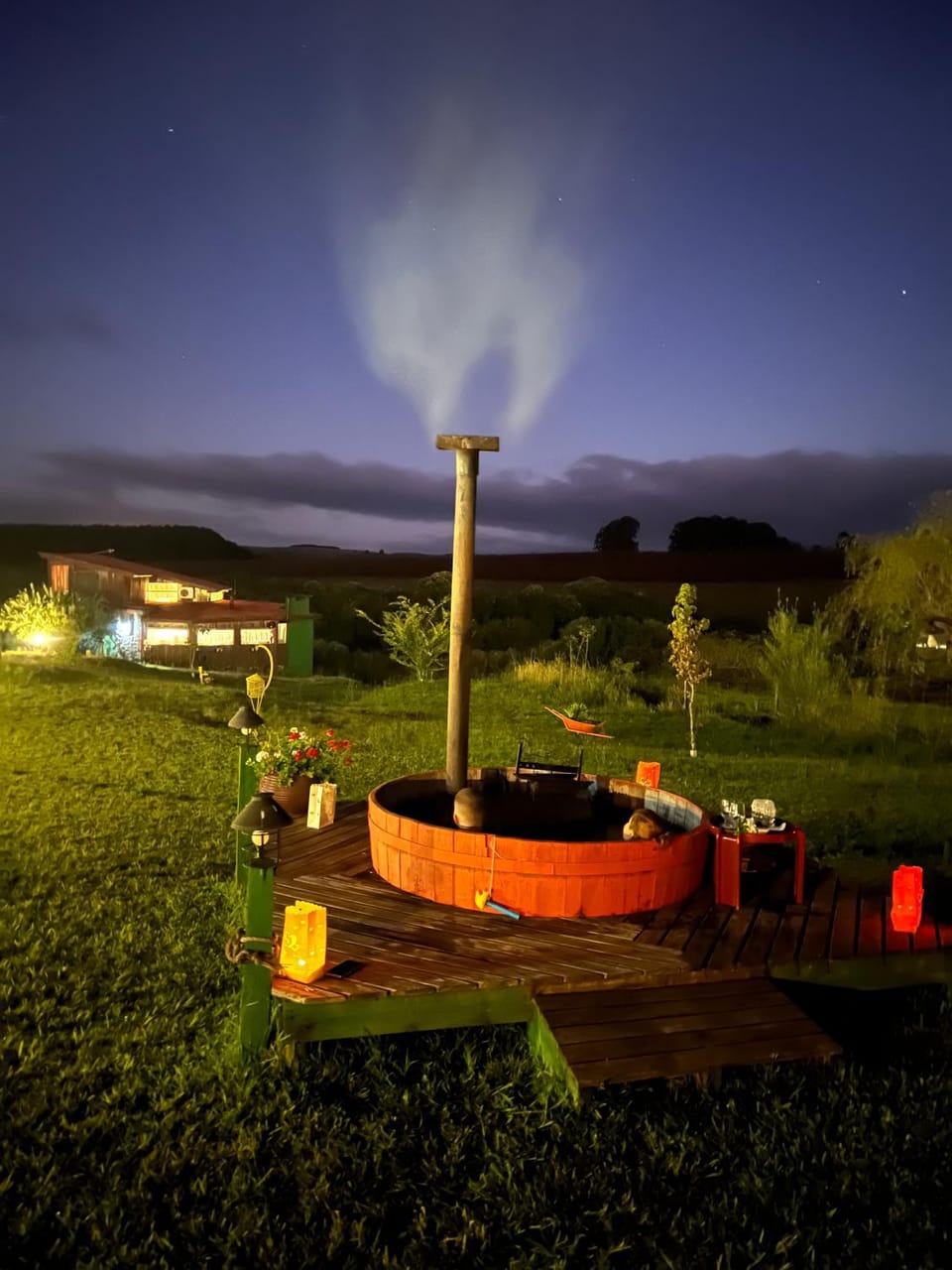 Casa no Campo, aconchego com lareira e banheira em quase todas Cabanas! Nature lodge in State of Santa Catarina