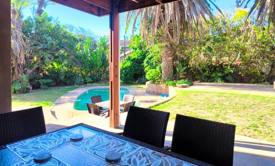 Patio, Dining area, Garden view, Pool view