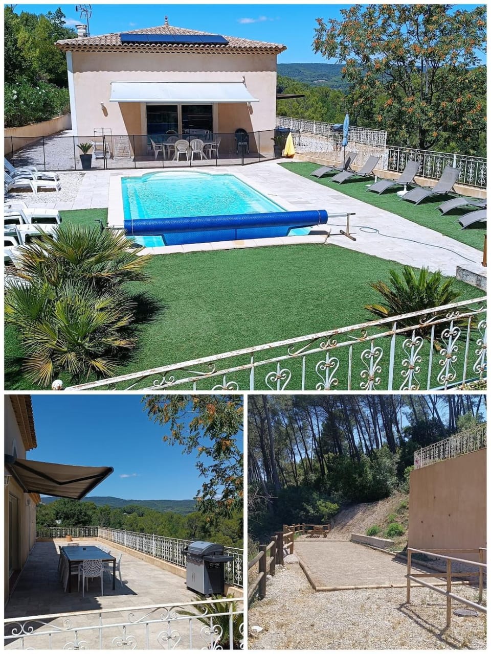 VAR Flayosc 16 sleeps 6 bedrooms Air conditioning Heated pool House in Flayosc