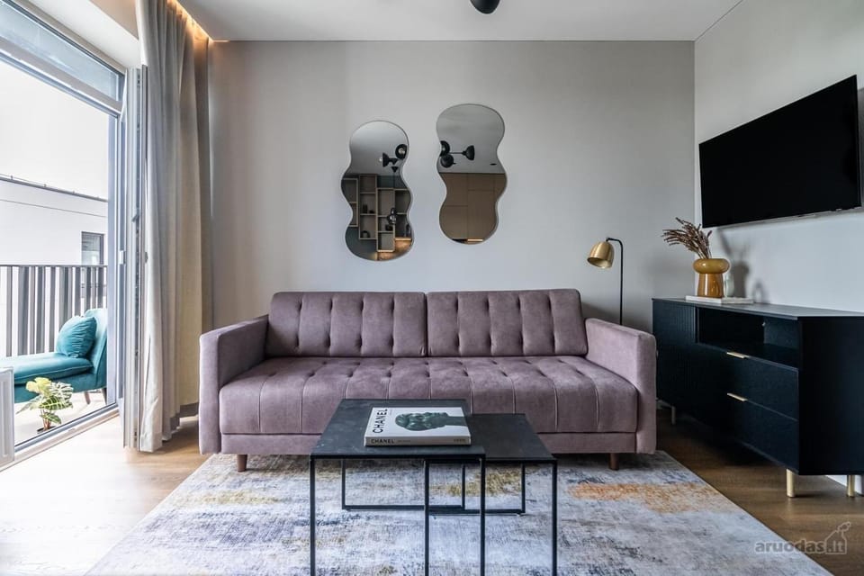 Modern Cozy Studio in Baltupiai near Ozas Park & City Center Apartment in Vilnius