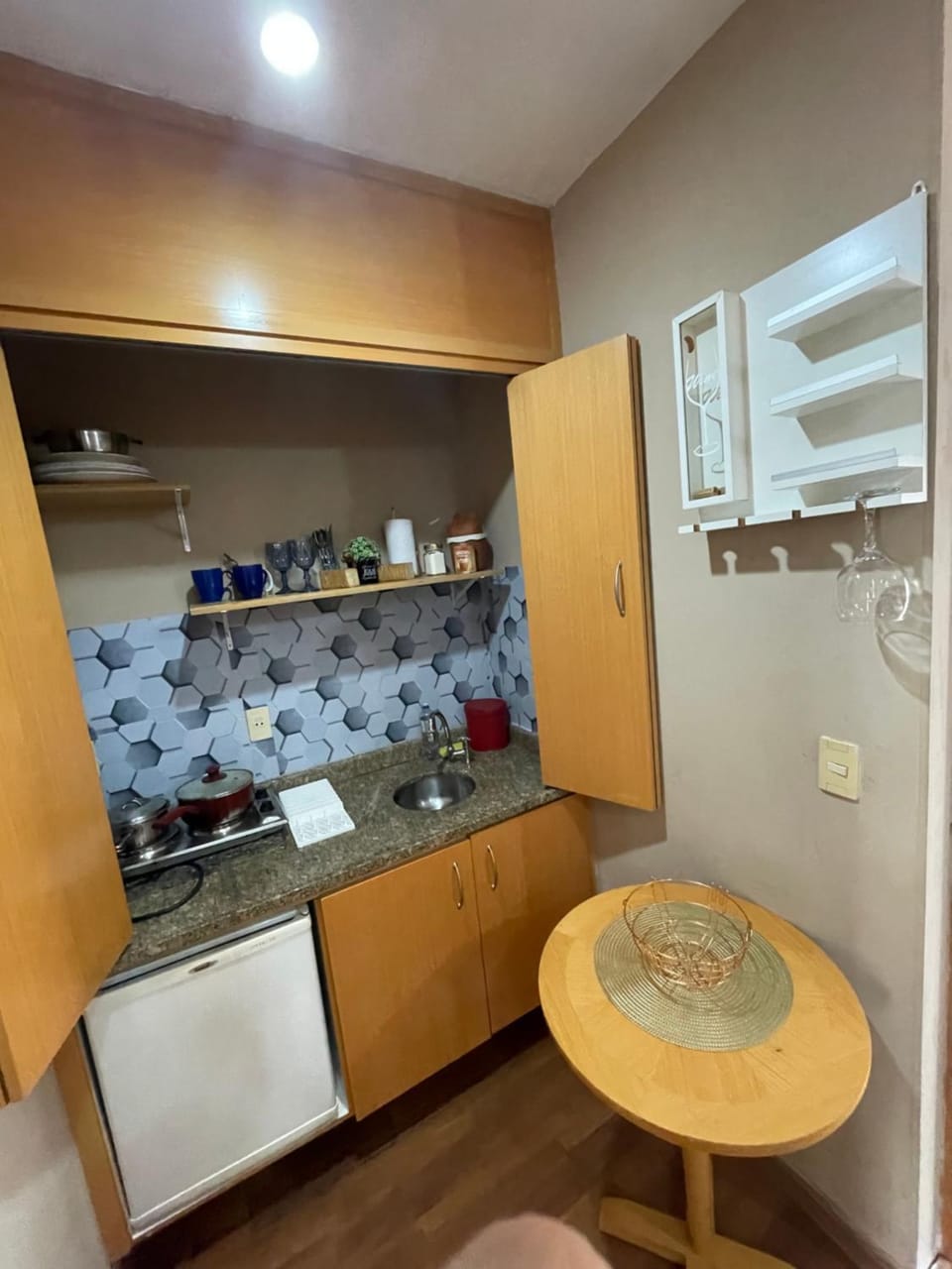 Flat dentro de hotel com limpeza grátis Apartment in Sao Paulo City