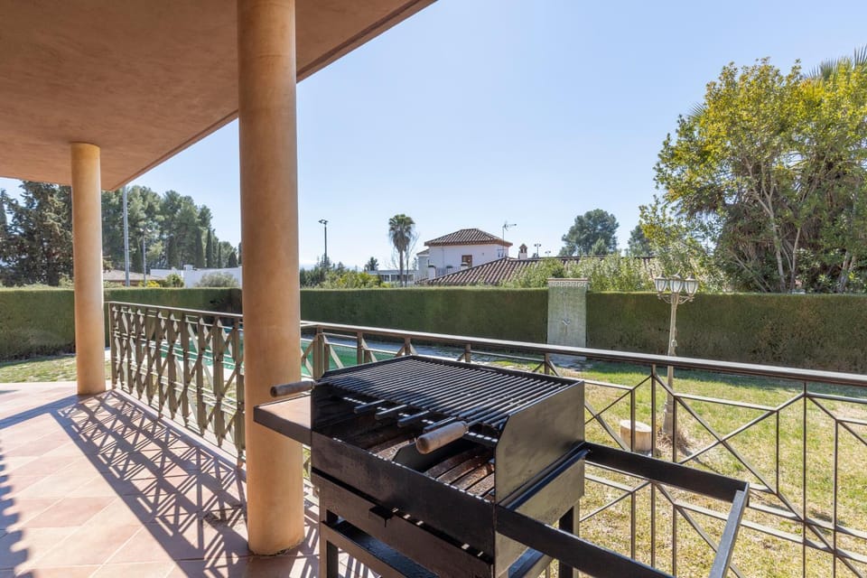 Patio, BBQ facilities, Swimming pool