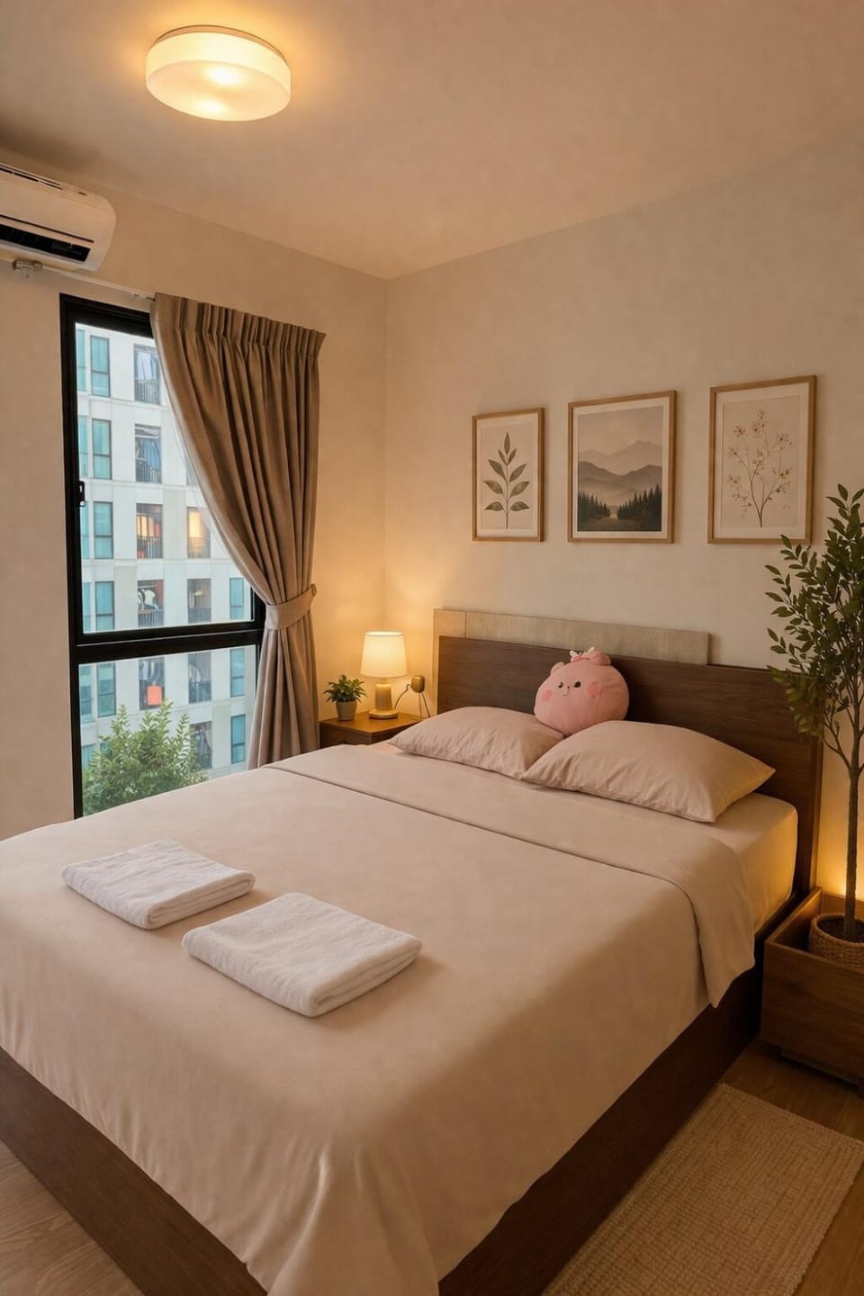 High Floor Peaceful Studio Near BTS Sukhumvit Apartment in Bangkok