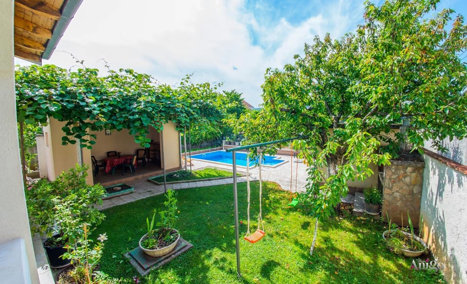 Spring, Garden, Garden view, Pool view, Swimming pool, sunbed