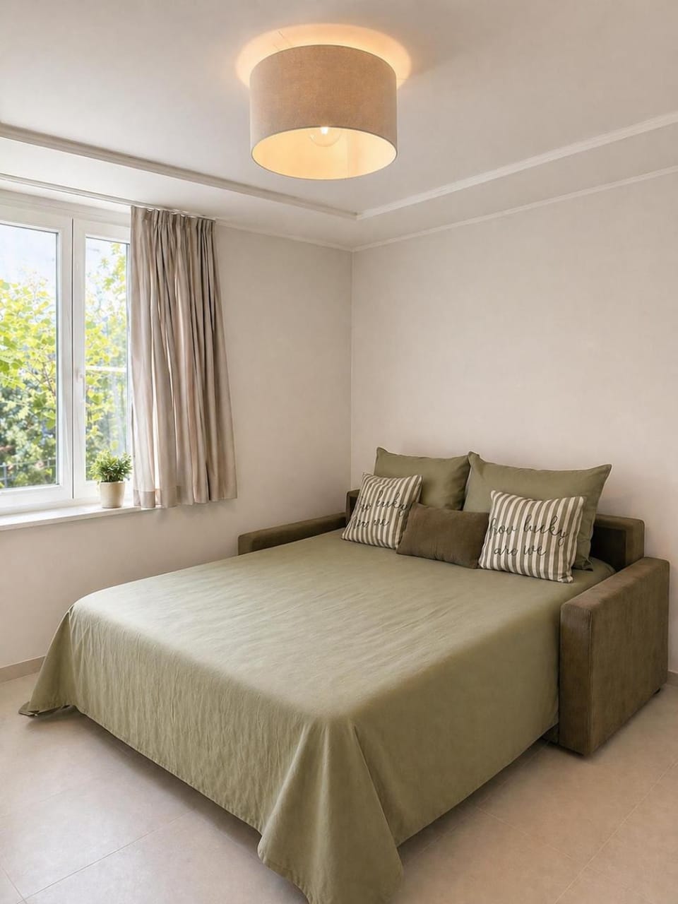 Bed, Living room, Bedroom