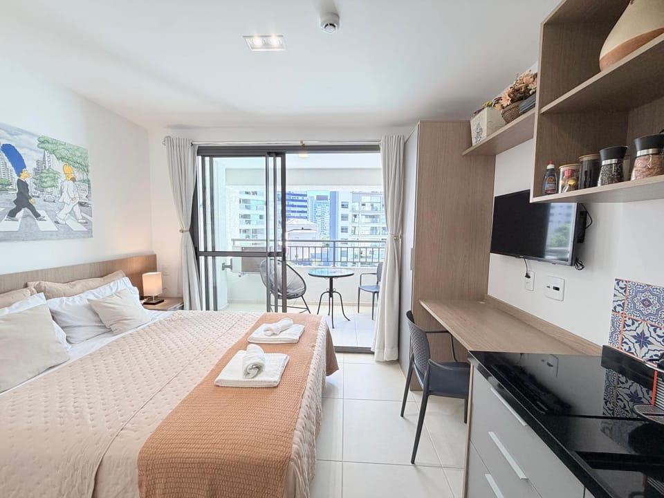 Bed, Balcony/Terrace, Photo of the whole room, Bedroom