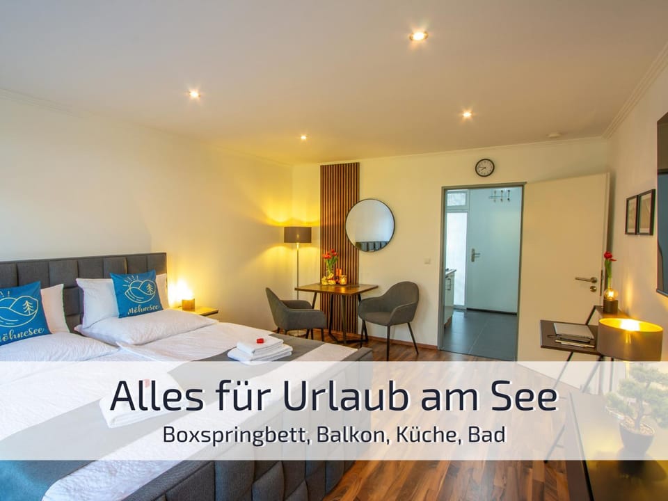 Bed, Living room, Photo of the whole room, Dining area, Bedroom, furniture, furniture, pet friendly, pet friendly