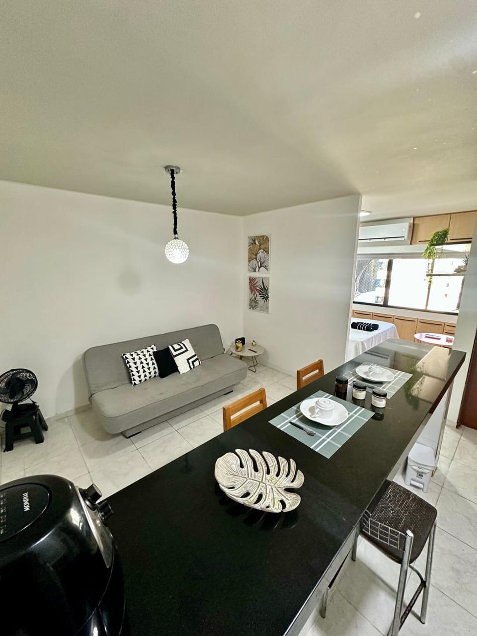 Kitchen or kitchenette, Living room, Dining area